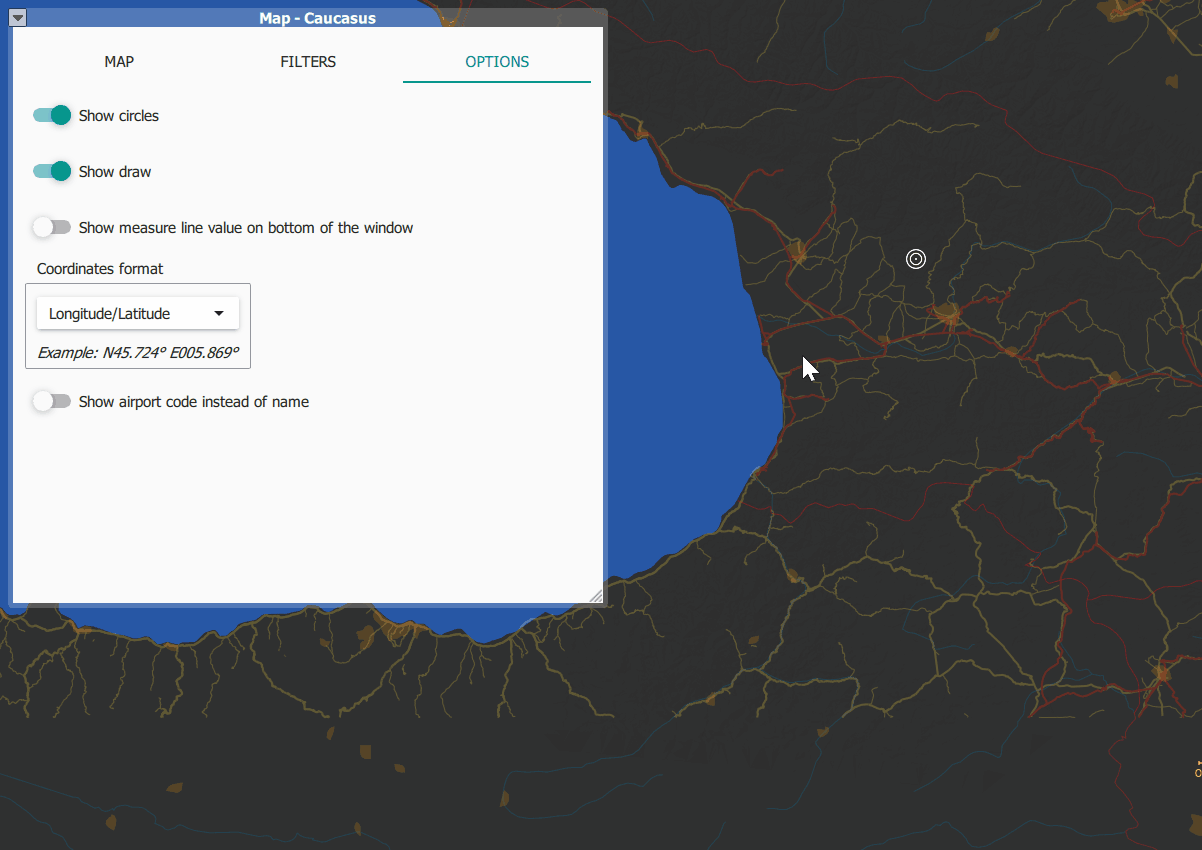 Updated measure line